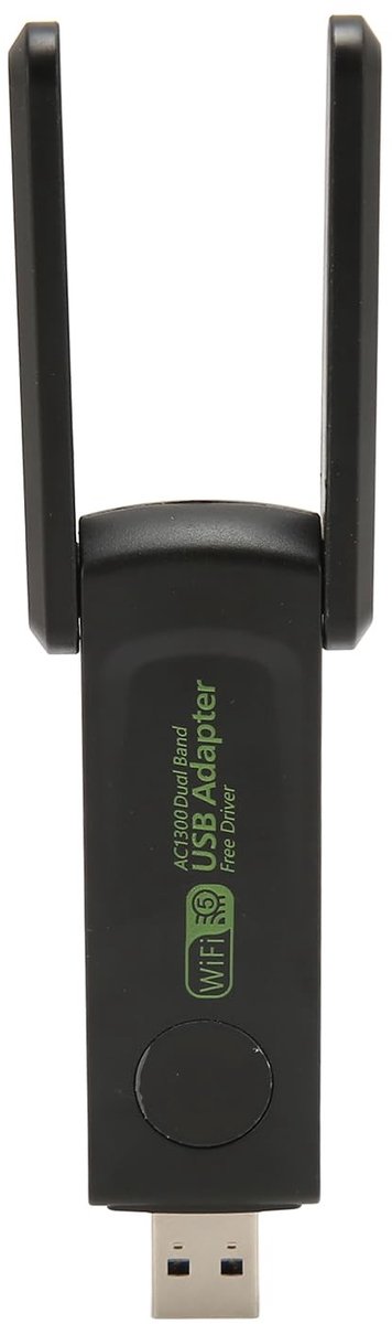 Dailygoods - USB-netwerkadapter 1300 Mbps met Stabiele Prestaties