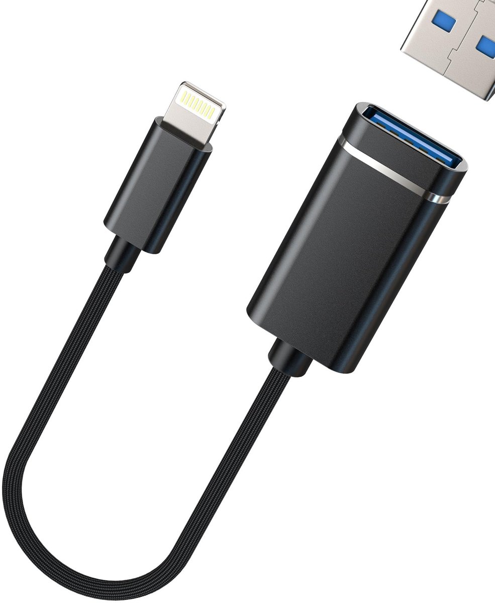 Dailygoods - Lightning USB-adapter voor Gegevensoverdracht en USB-apparaten