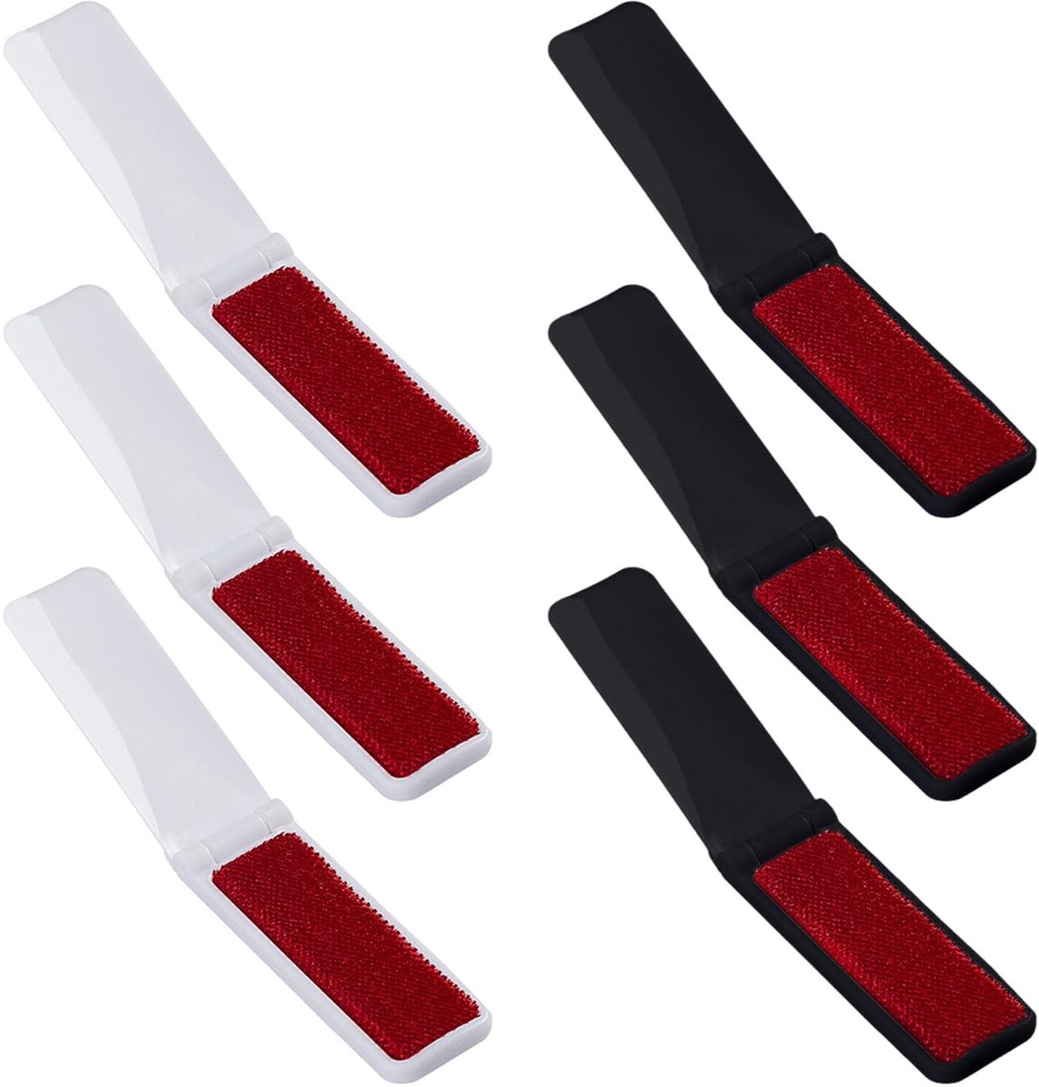 Dailygoods - Set van 6 Rammelende Ontharingsborstels voor Haar en Stof