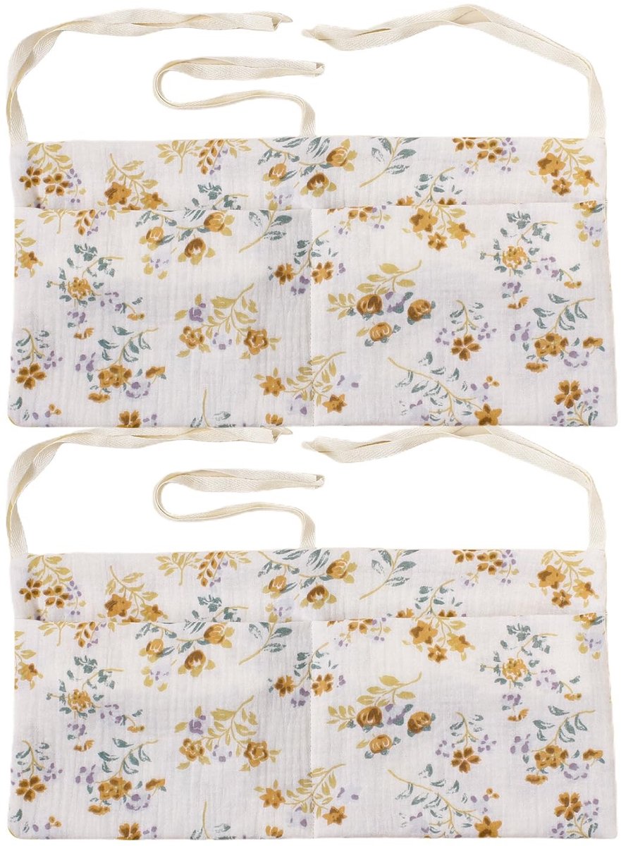 Dailygoods - Verstelbare Hangende Babybedorganizer van Katoen
