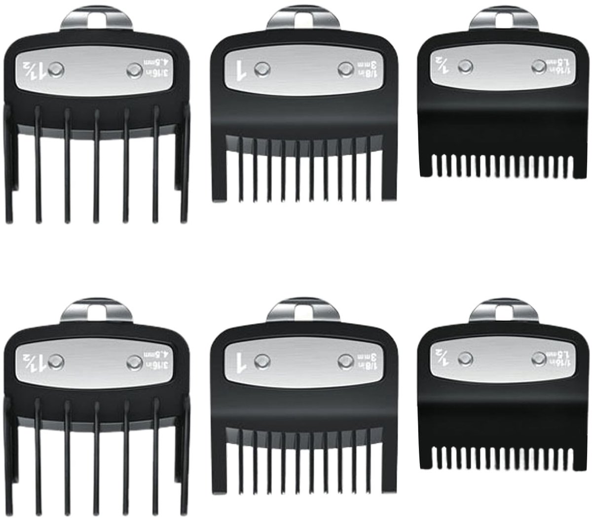 Dailygoods - Set van 6 Tondeuse Beschermingskammen voor Precisie