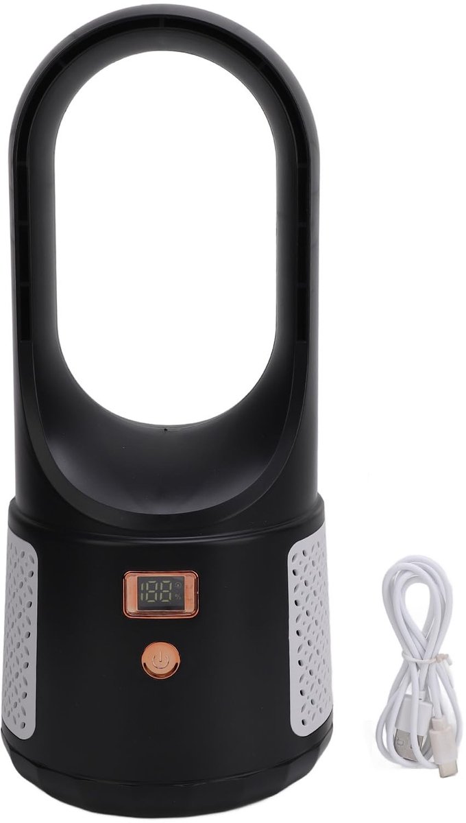 Dailygoods - Draagbare Bladloze Ventilator met 6 Snelheden
