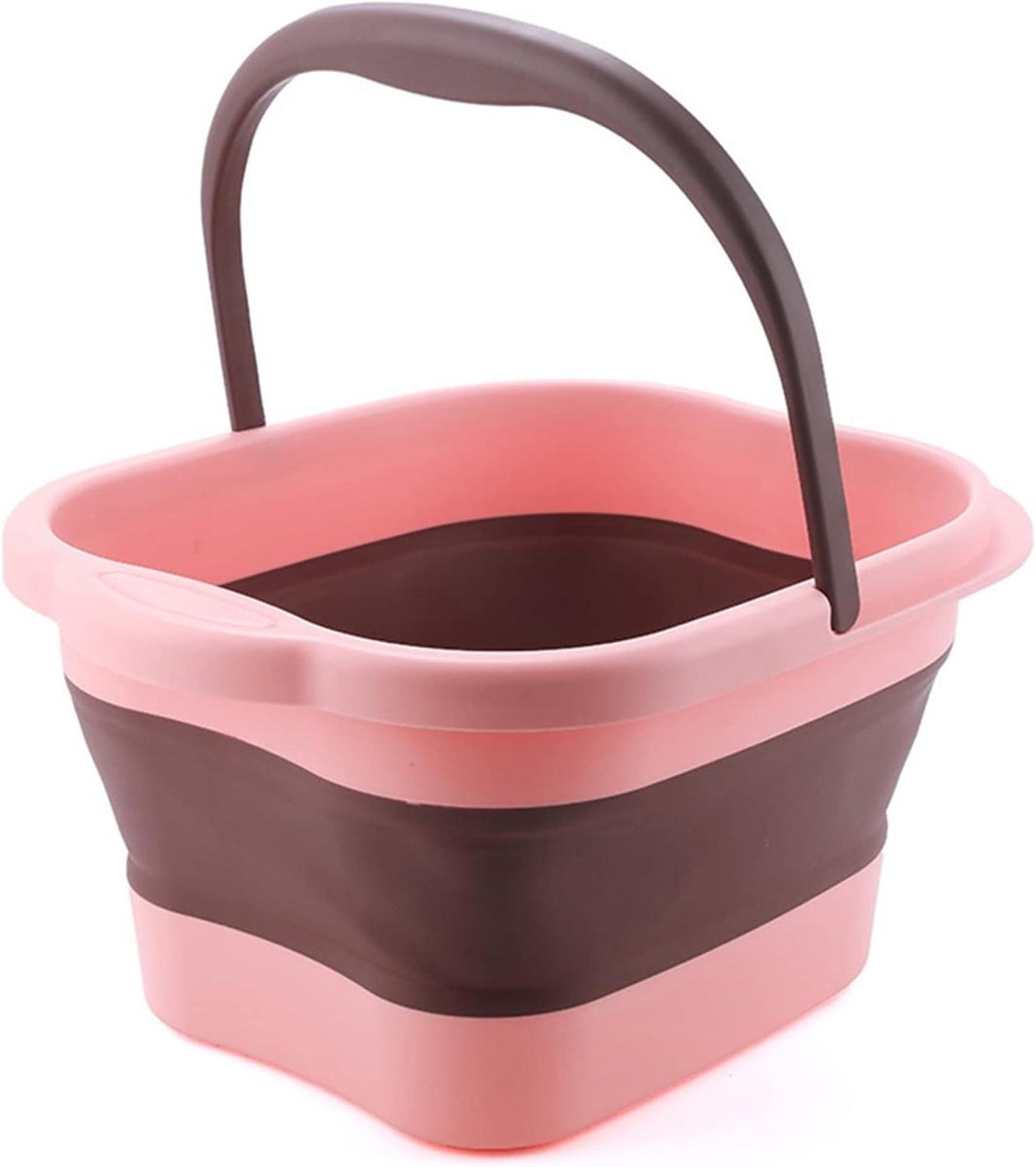 Voetbad Opvouwbaar - Voetenbad Basin - Voet Ontspanning - Met Massagepunten - 43 x 335 x 22 cm - Wit Blauw