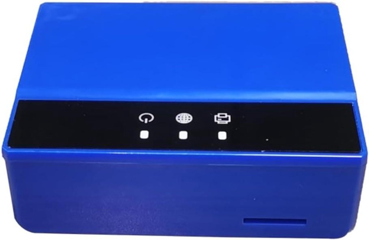Draadloze Printserver - Printer Delen - Meerdere Gebruikers Printen - Wi-Fi en Bluetooth - Compact Ontwerp - Zwart