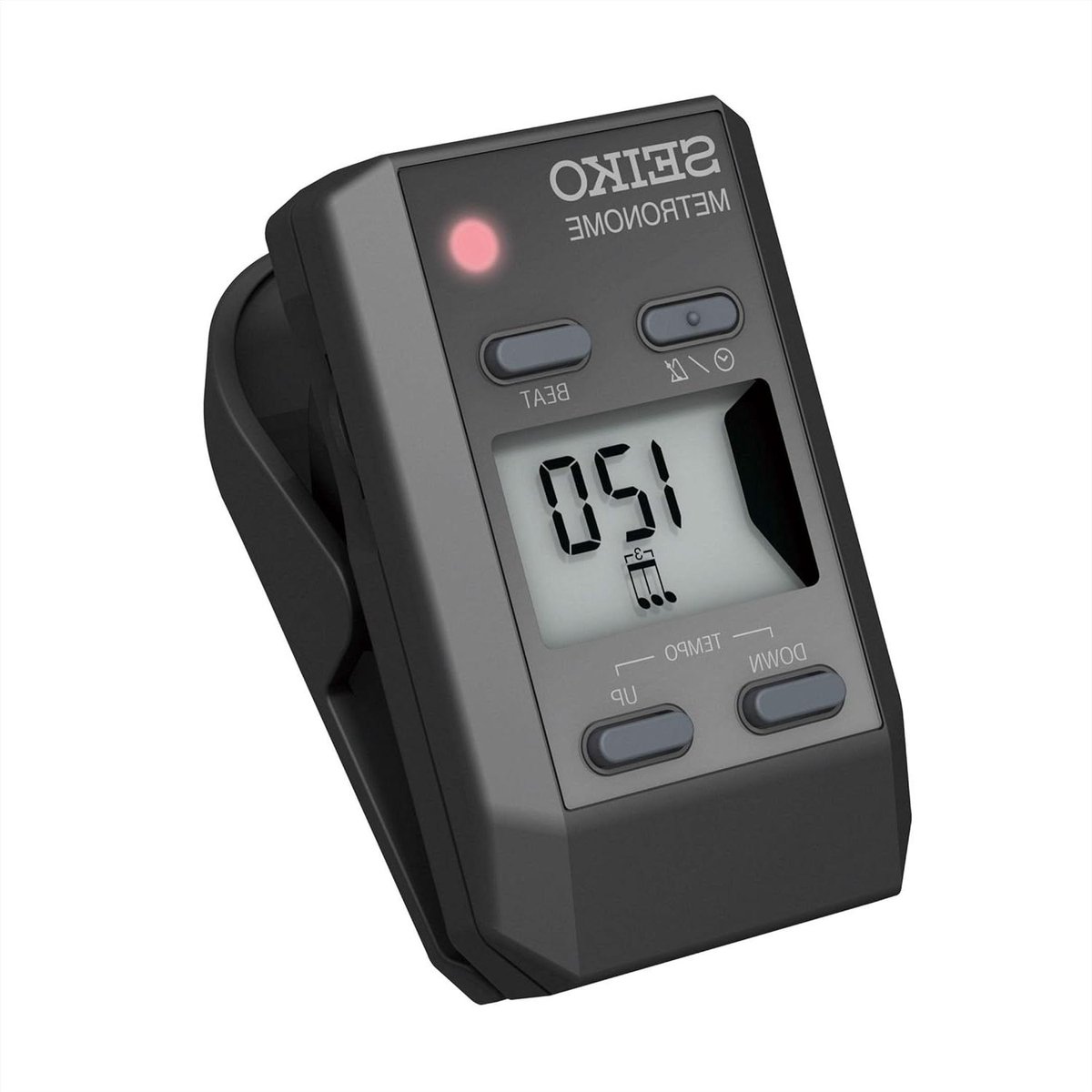 Digitale metronoom - Clip-on tuner - Muziek oefenen - Met klokfunctie - 35 Gram - Zwart
