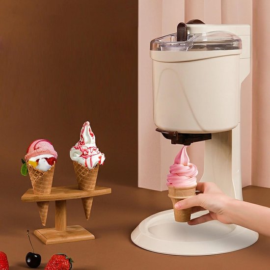Zachte ijsmachine - Dessert maker - Zelf ijs maken - Snel klaar - 1000 ml van Merkloos — afbeelding 3