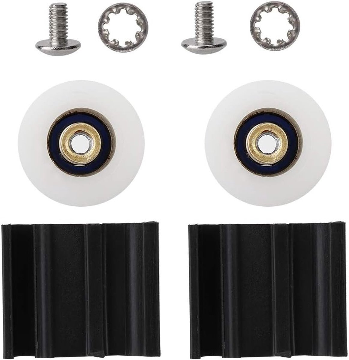 Groentetuin Deurwielen en Reservekits voor Kassen - Duurzame Accessoires voor Tuinieren - 22mm Deuronderdelen