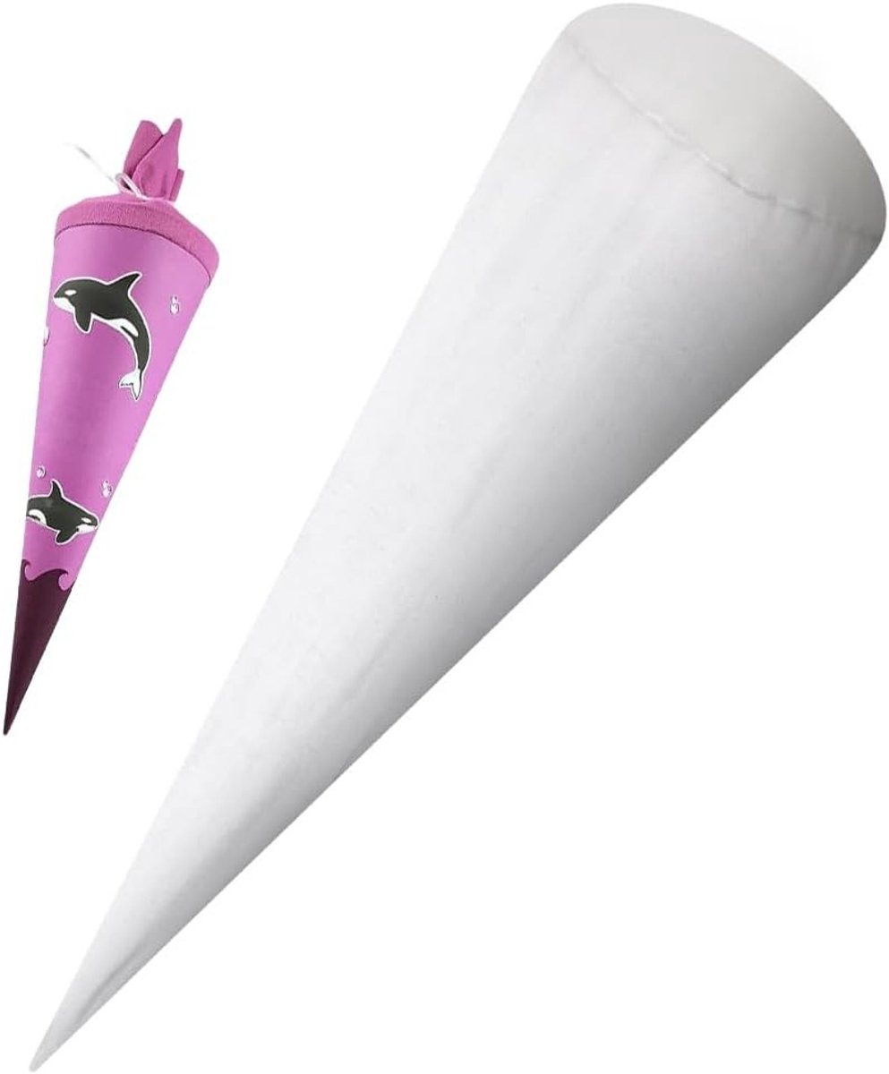 Grote Schooltas van Stof, 70cm, Met Kussenvulling en Ruime Vakken voor Jongens en Meisjes op de Eerste Schooldag