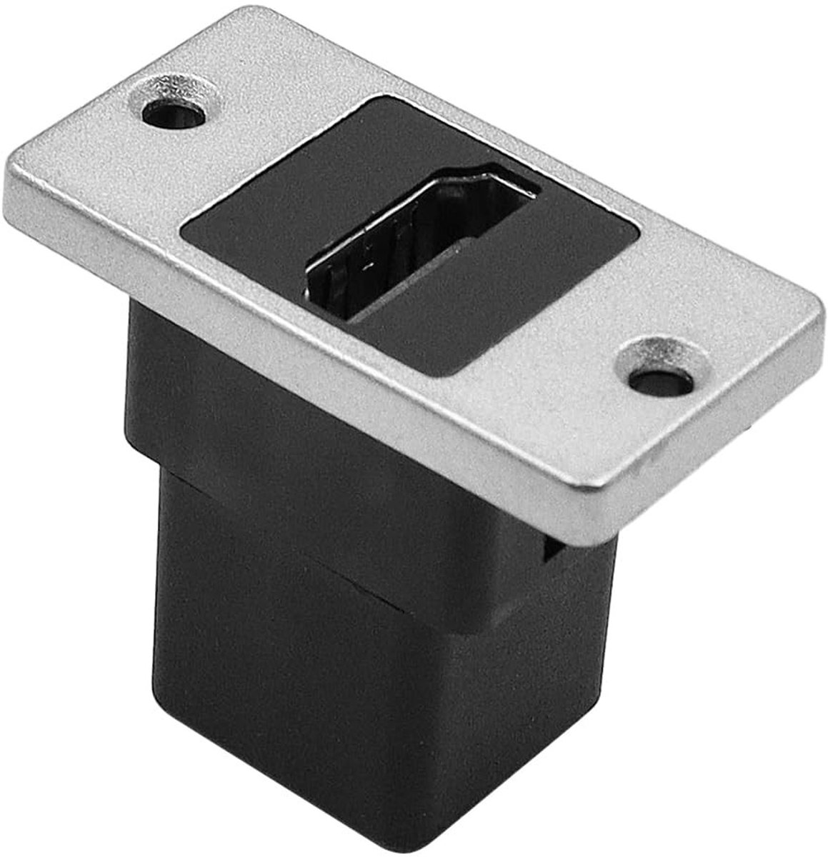 Dailygoods - Rechthoekige HDMI Paneeladapter Vrouw-Vrouw voor Montage