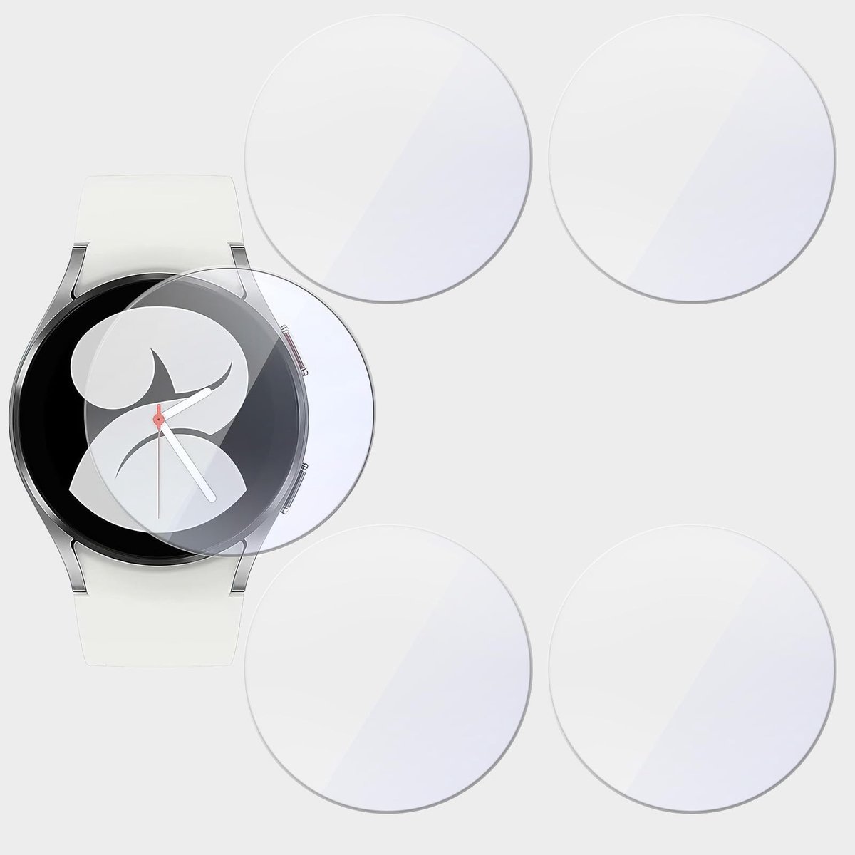 Dailygoods - Displaybeschermfolie voor Samsung Galaxy Watch 6/5/4, 40 mm