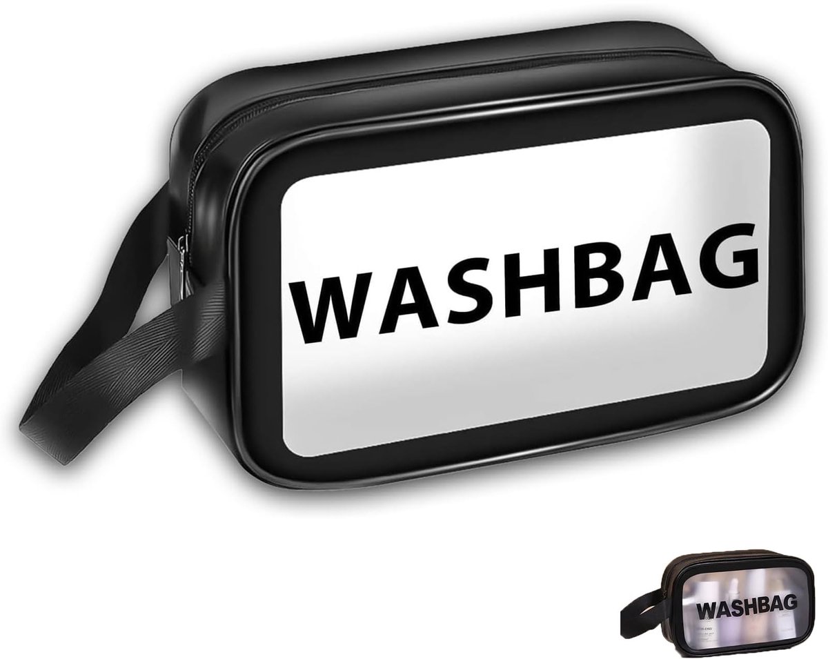 Dailygoods - Transparante Handbagage Vloeistofzak met Rits voor Vliegtuig