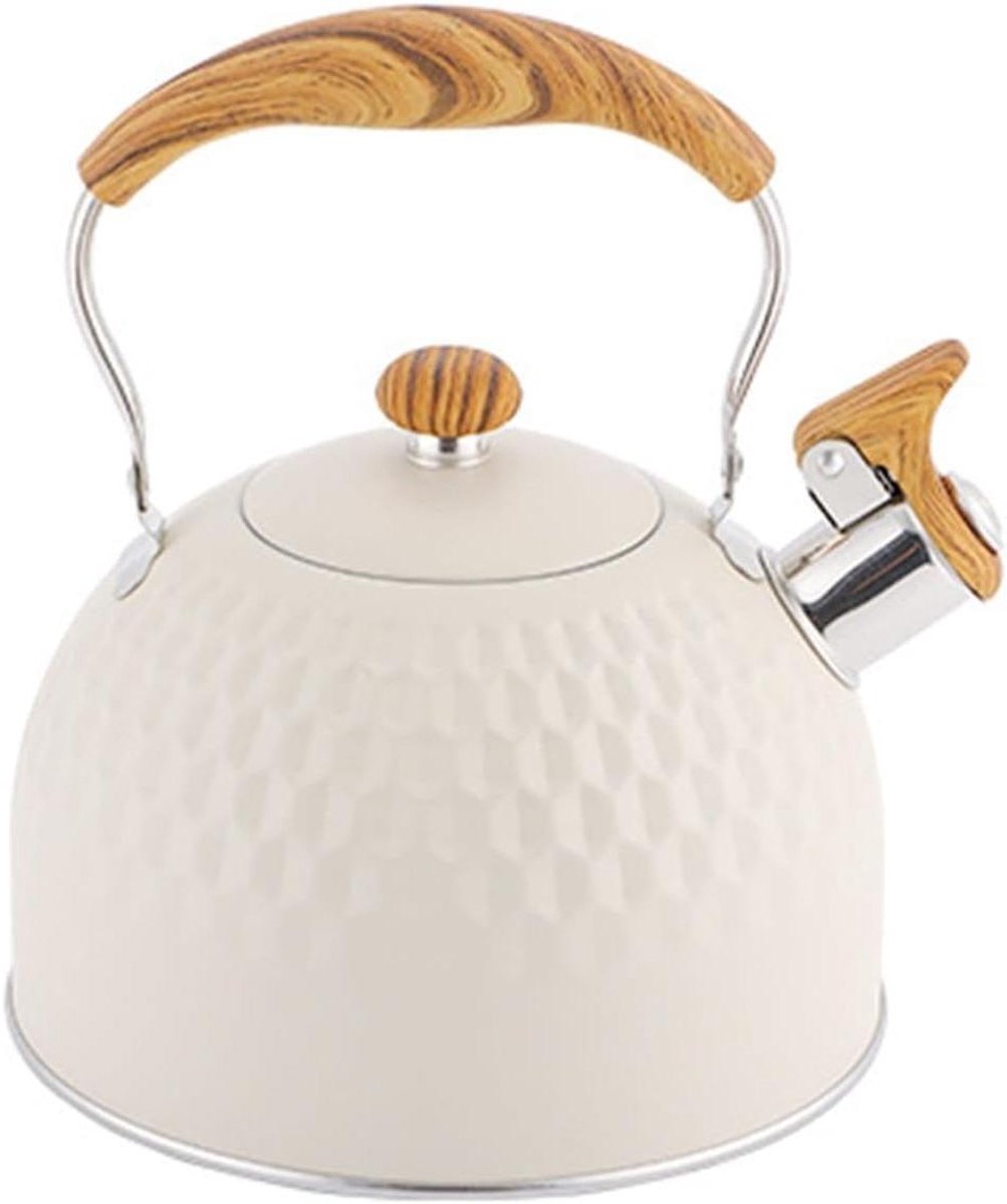 Fluitende theeketel - Waterketel pot - Water koken - Inductie compatibel - 25 liter - Wit