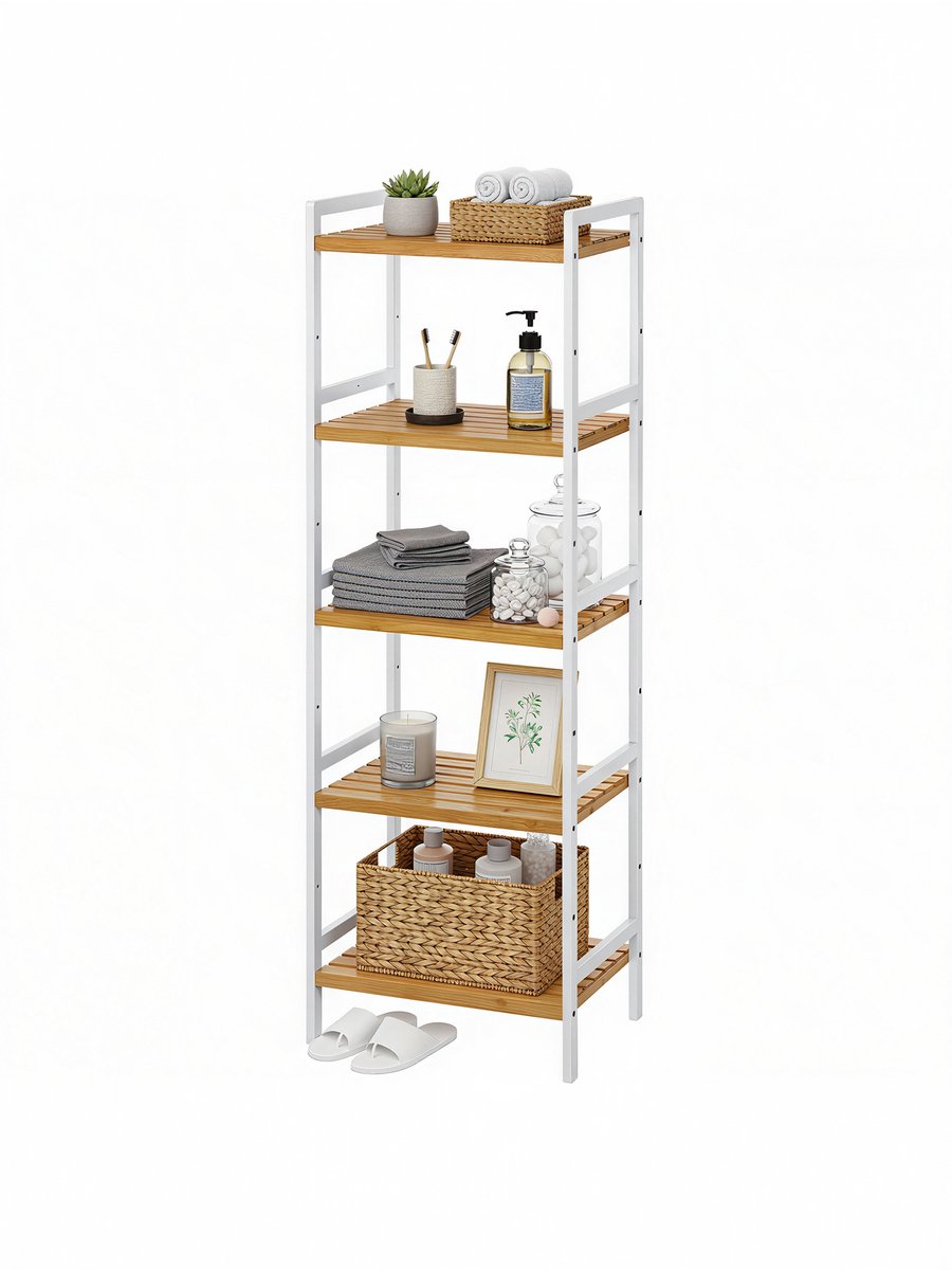 SONGMICS - Stellingkast - Boekenrek - Voor Woonkamer Badkamer Keuken