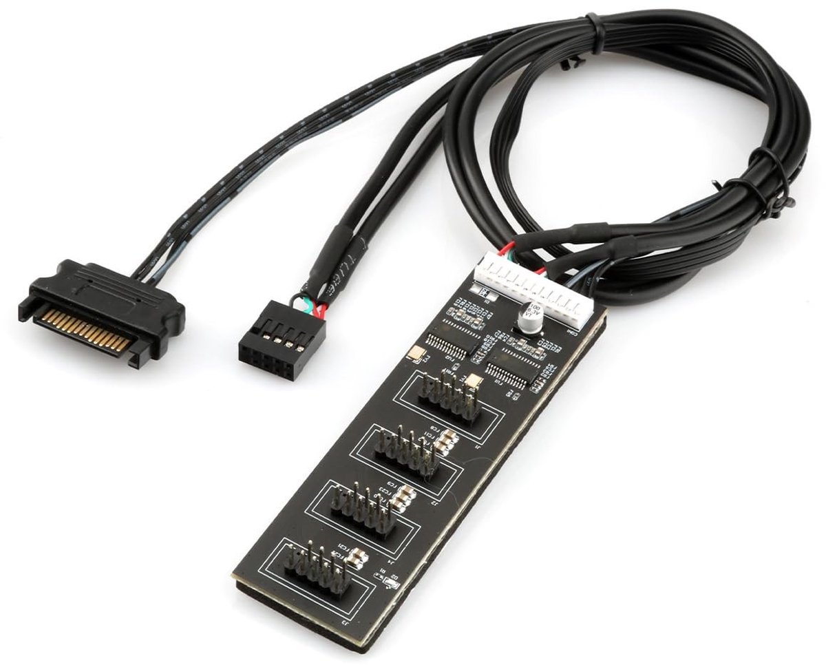 Cosensi - Dailygoods - Interne USB-hub met 4 x USB 2.0-poorten voor Moederbord