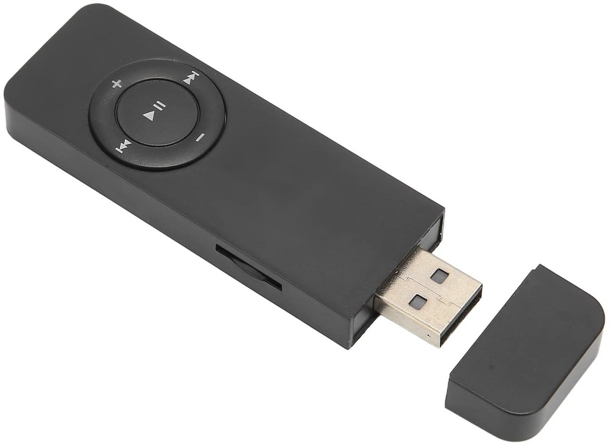 Cosensi - Draagbare 64GB MP3-speler met Hifi-geluid (Zwart)