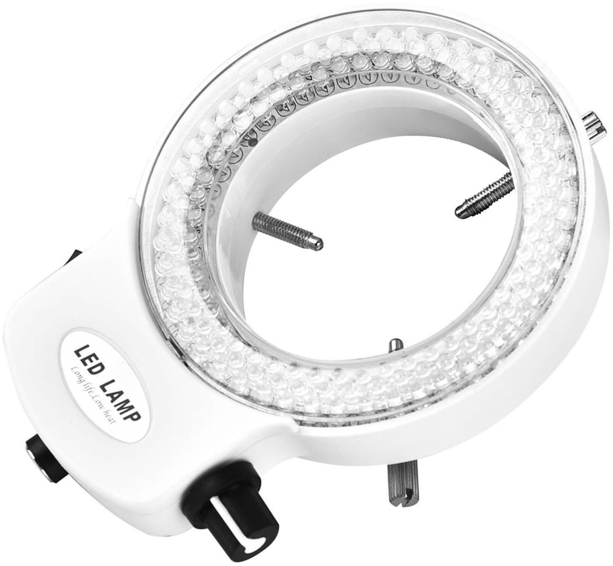 OmGoods - Dailygoody - LED-ringlichtlamp - Verstelbare Helderheid - Extra Verlichting - Compact Formaat - Microscooplichtbronnen - Ideaal voor Camera's - 144 LE...