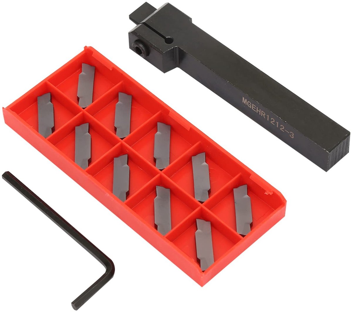 Cosensi - Dailygoods - Dailygoody - Afsteekgereedschap - Draaibank Gereedschap - Duurzaam en Hoge Hardheid - 16 Mm Formaat - Slagvast en Snelle Snijsnelheid - Geschikt