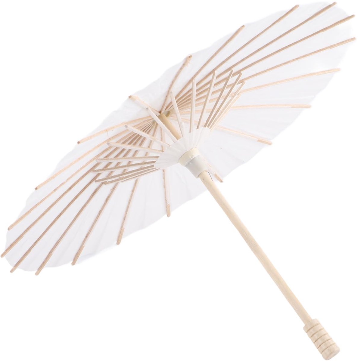 Cosensi - Dailygoody - Papieren paraplu - Decoratieve parasol - Handgemaakt - Wit - Cospla