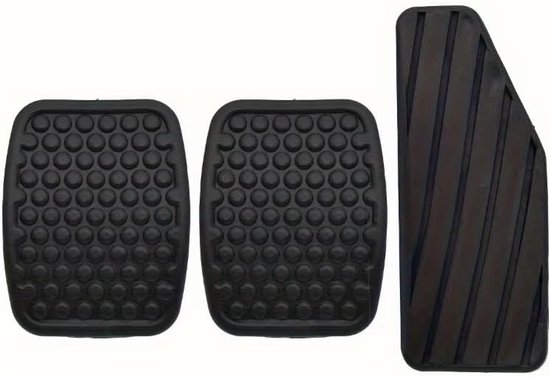 Pedaalrubbers - Pedaalhoezen - Veilig Rijden - Antislip Structuur - 3 Stuks - Zwart — afbeelding 5