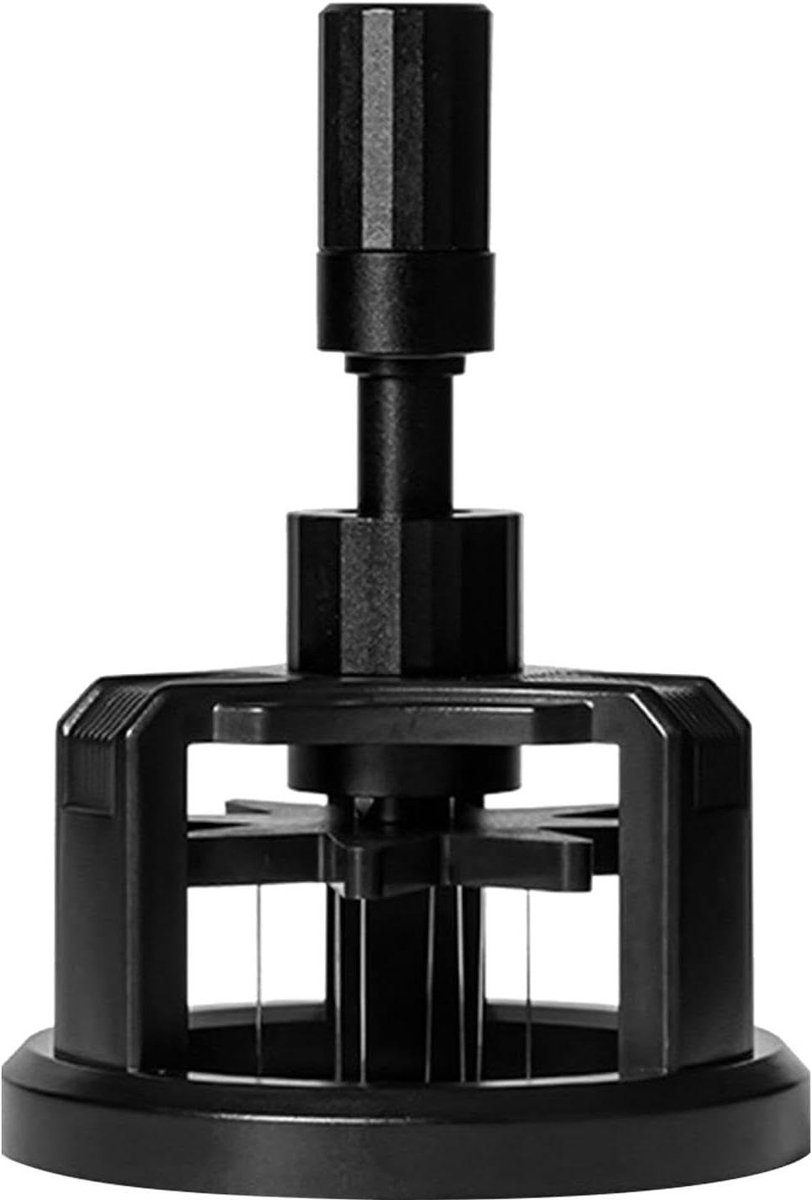 Koffie Verdeler Espresso Naald Gelijkmatige Extractie Magnetisch Ontwerp 51-58 mm Zwart