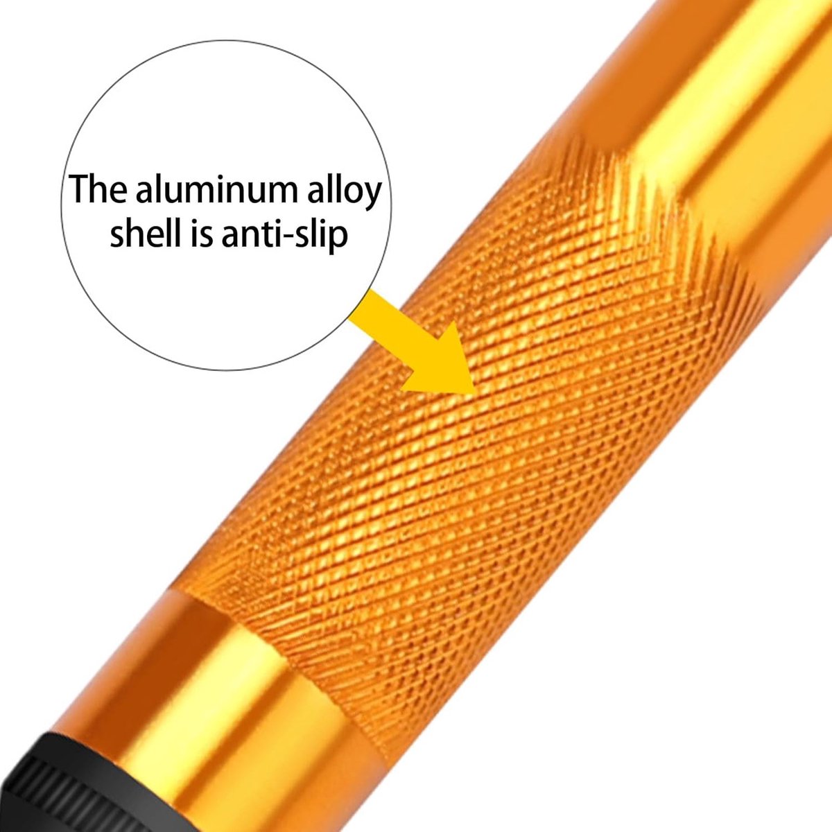 Desoldeer Pomp - Tin Zuiger - Elektronica Reparatie - Gouden Aluminium Behuizing - 180 x 18 mm - Goud