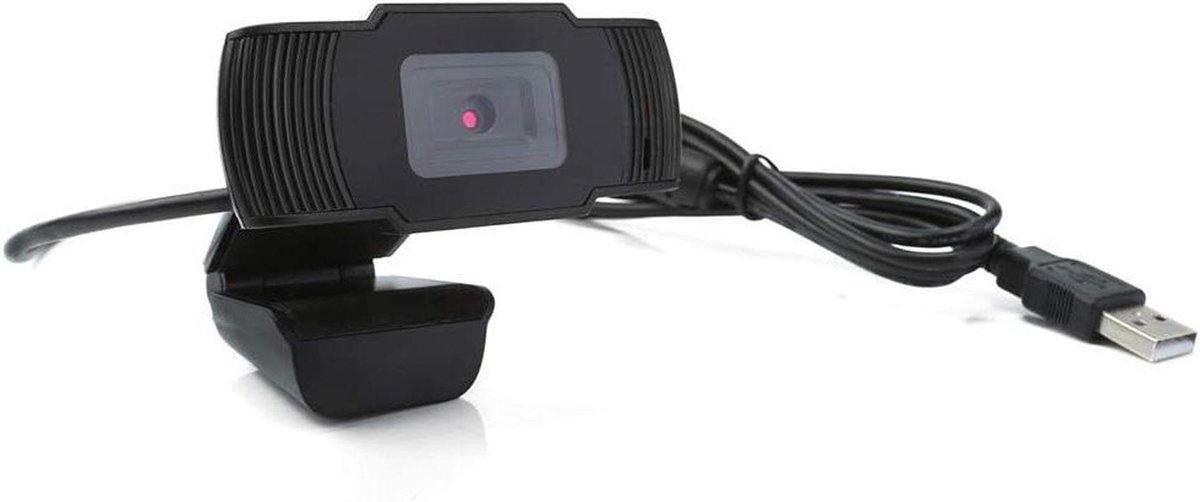 USB Webcam - Computer Camera - Videobellen - Ingebouwde Microfoon - 640x480 Resolutie - Zwart