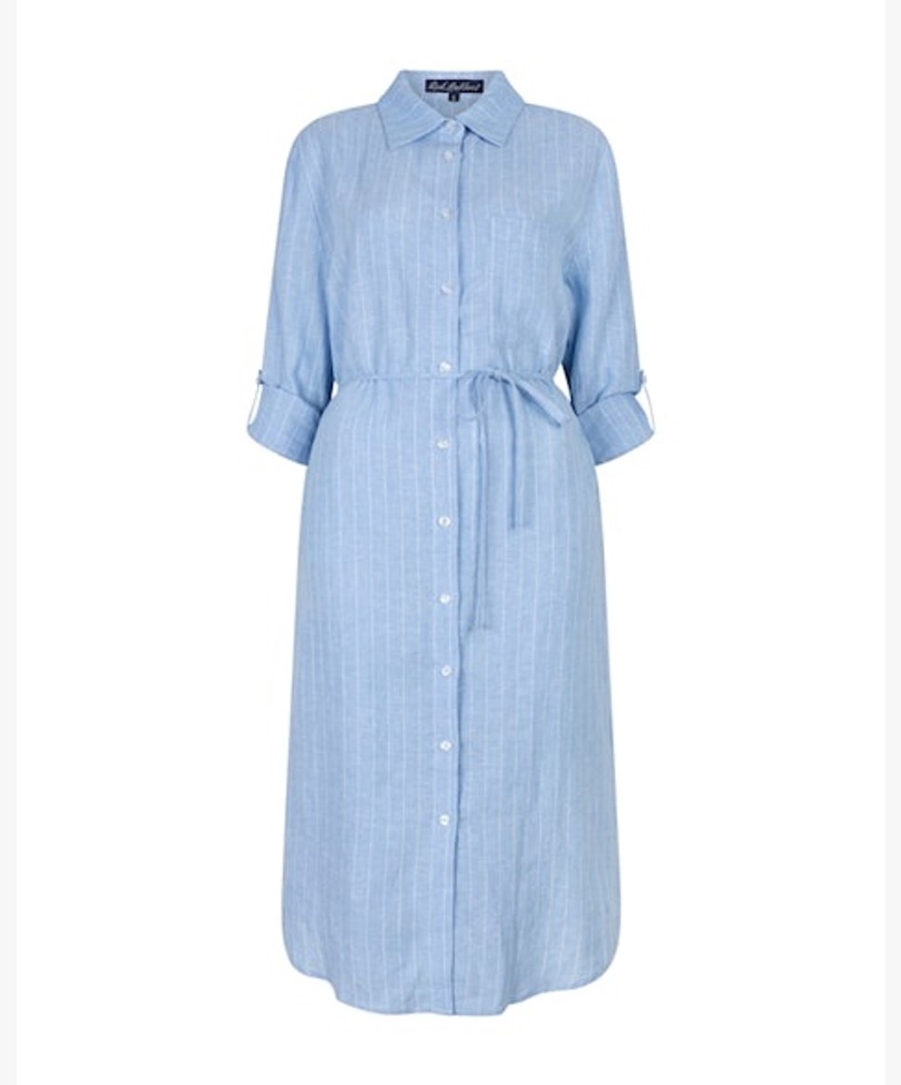 Red Button jurk SRB4774 Pinstripe - Light Blue
