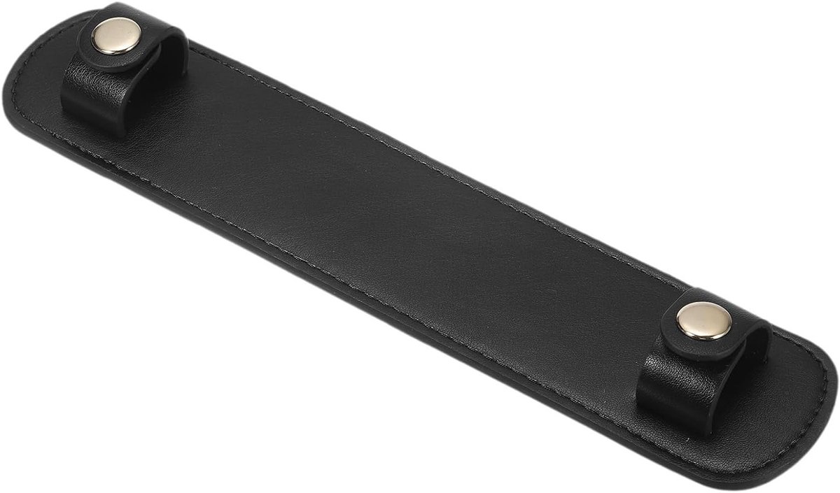 Verstelbare Schouderband Kussen voor Handtassen, Rugzakken en Crossbody Tassen - Zwart PU Leer, Comfortabele Draagoplossing met Bescherming en Versterking