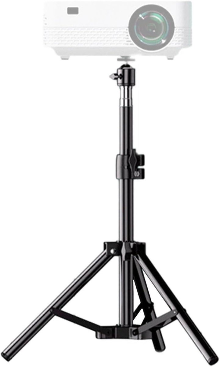 Projector Statief - Apparaatrek - Film Kijken - In hoogte verstelbaar - 55 cm - Zwart