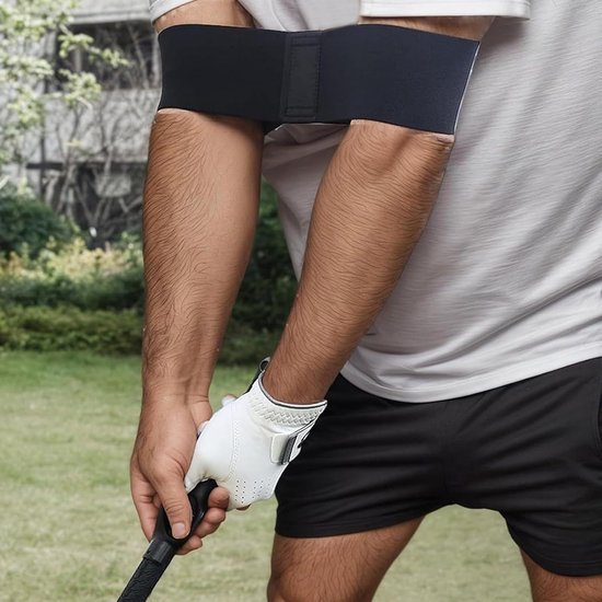 Golf-trainingshulp, correctie-oefenarmbanden, armuitlijning voor golfers, golfers, tuin, driving range, plein, thuis, fitnessstudio, binnen en buiten van GOLF — afbeelding 2