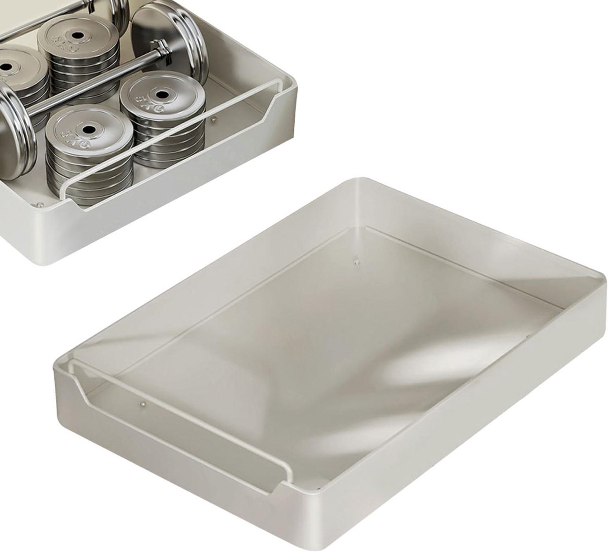 Kast Organizer - Uittrekbare Lade - Keuken Opbergen - Soepele Schuiflade - 20 cm Breed - Zilver
