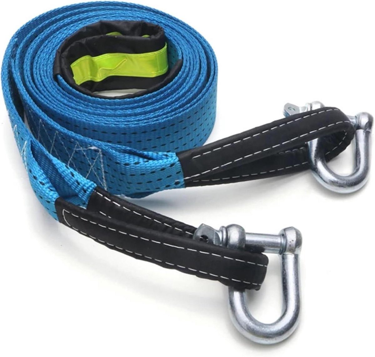 Sleepkabel Voertuig - Nylon Touw - Noodgevallen Offroad - Hoge Trekkracht Capaciteit - 5 Meter 8 Ton - Blauw
