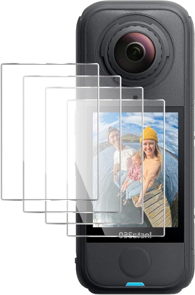 Screenprotector - Glasfolie - Camera Beschermen - Anti-Bubble - 4 Stuks - Transparant