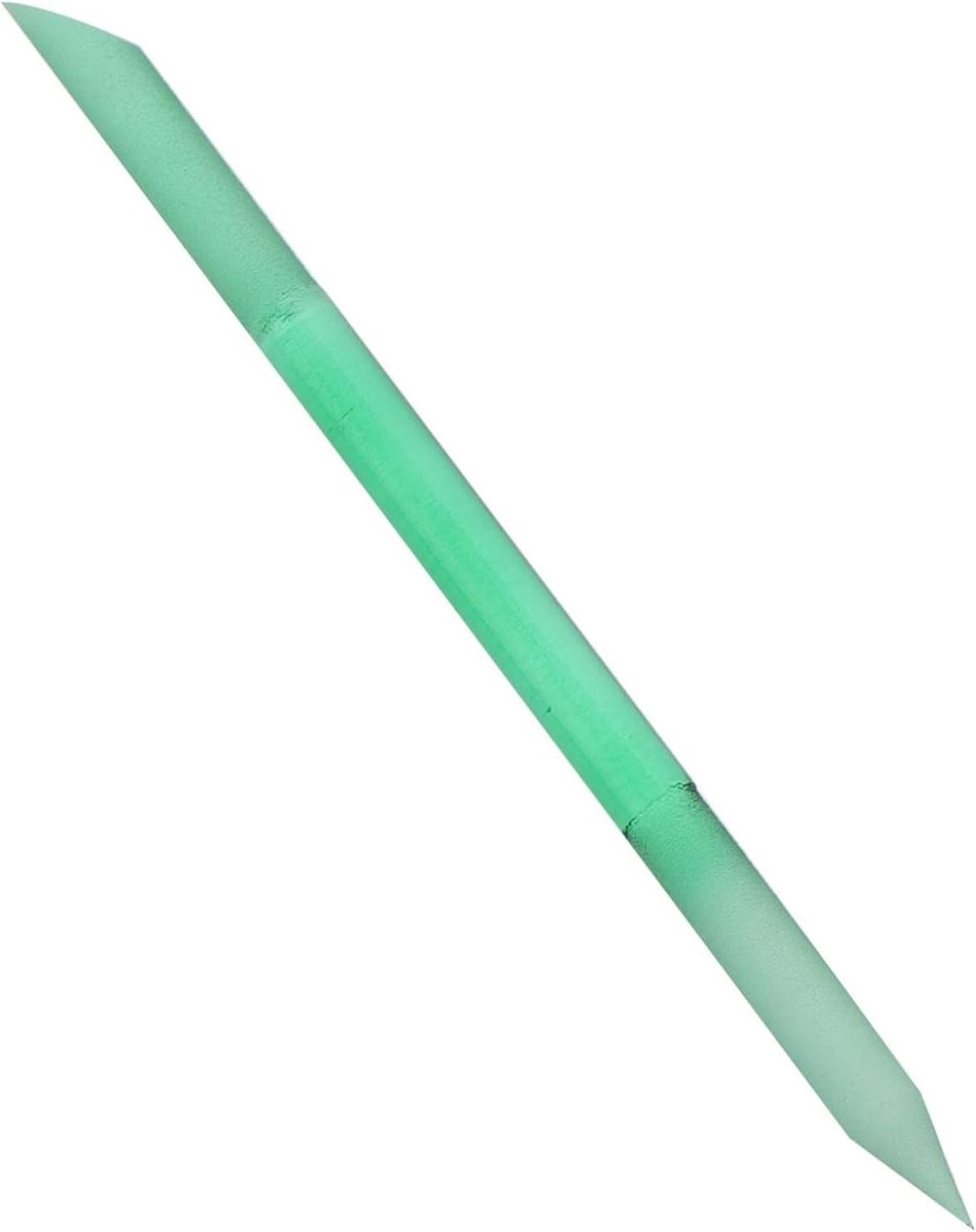 Nagelvijl - Nageltool Glas - Nagels Vormgeven - Dubbelzijdig Matte - 10 cm - Groen
