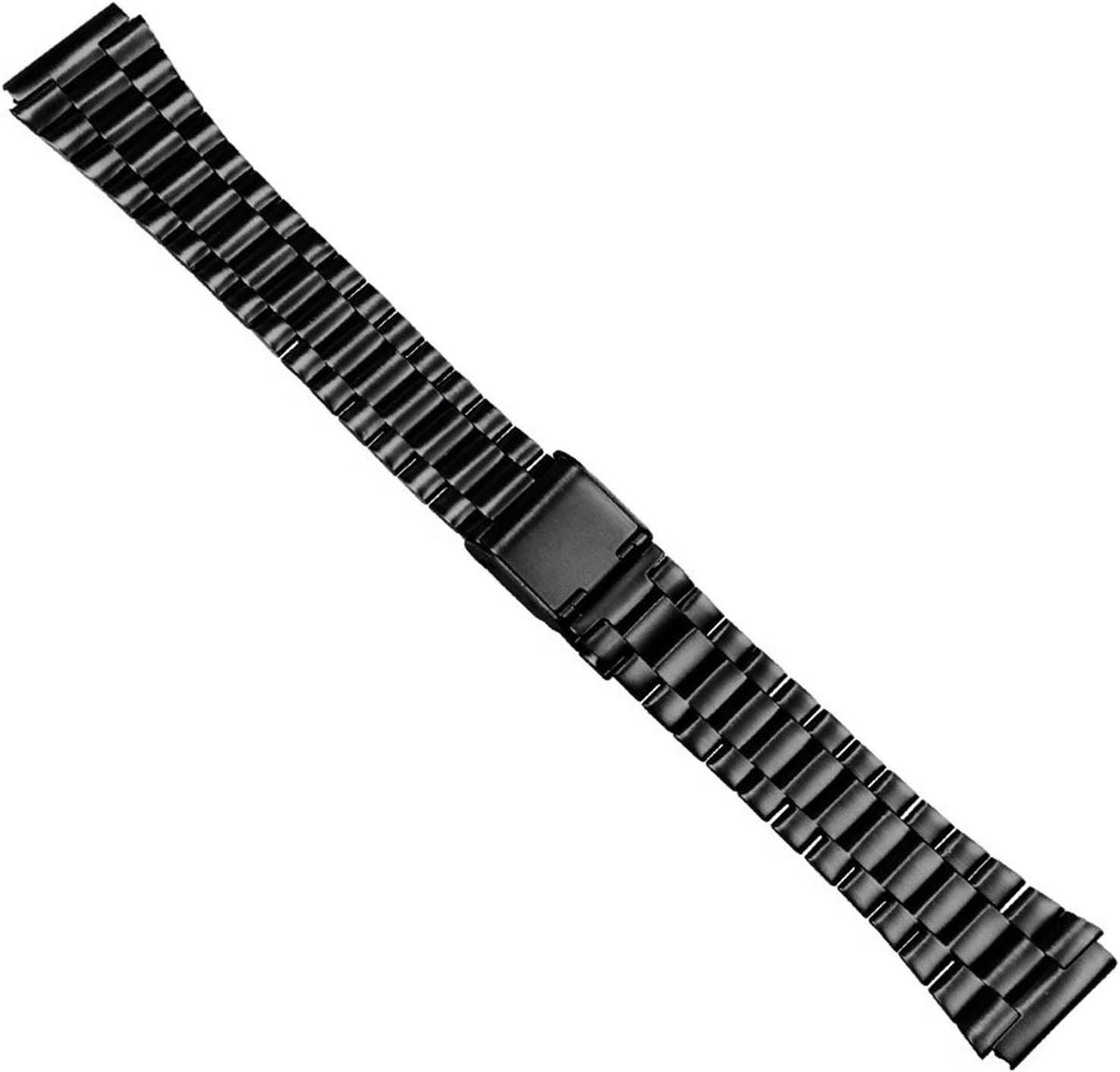 Metalen horlogeband - Ketting schakels - Horloge personaliseren - Roestvrij staal - 18 mm breed - Goudkleurig