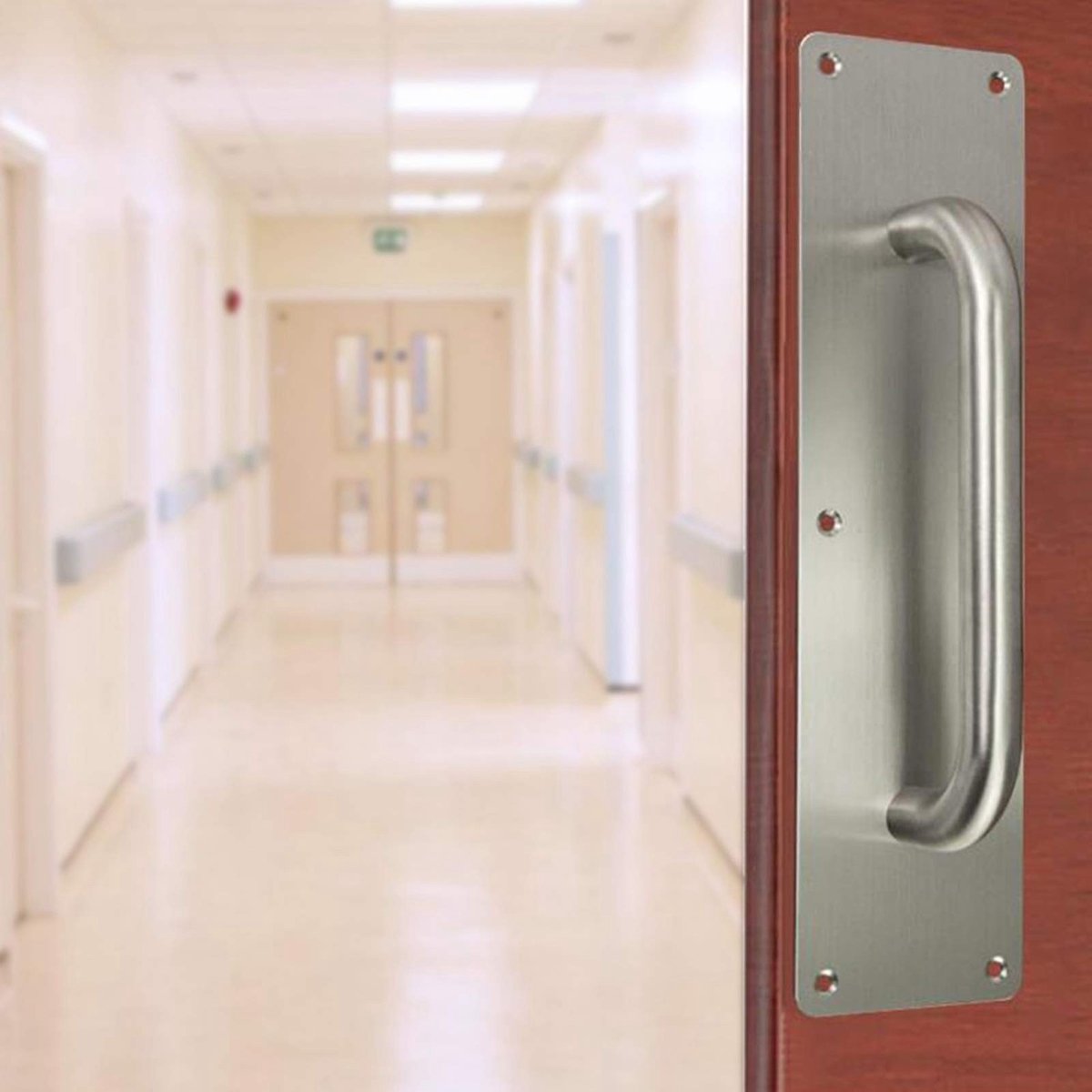 Dailygoods - Dailygoody - RVS Deurhendel met Schuifplaat - Elegante Pull en Push Handgreep (280x65mm)