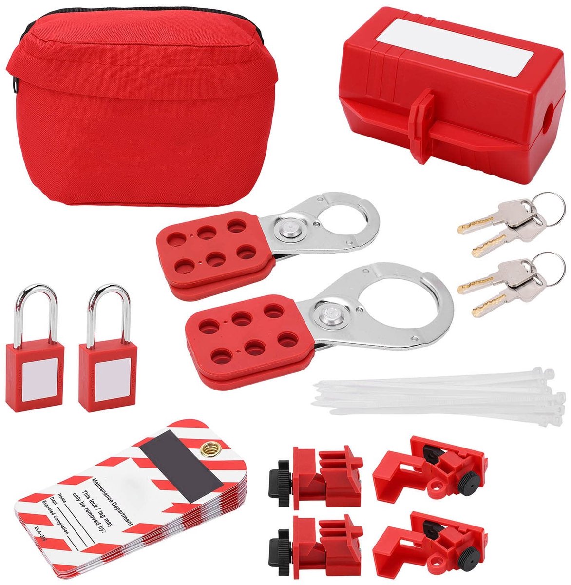 Dailygoods - Complete Lockout Tagout Kit voor Industriële Veiligheid