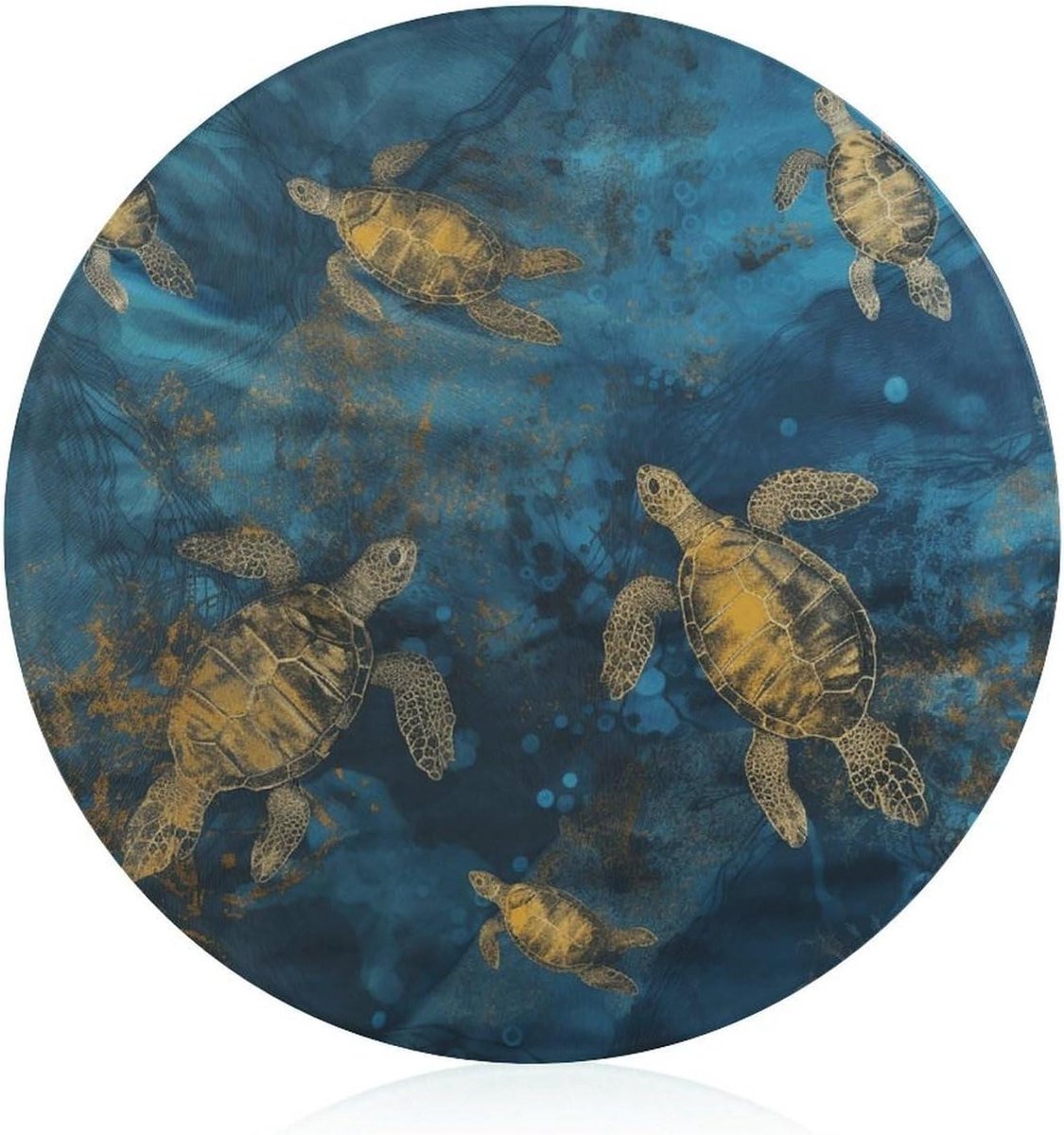Snijblok, zeeschildpad gedrukt hakblok, keuken hakblok, multifunctioneel hakblok