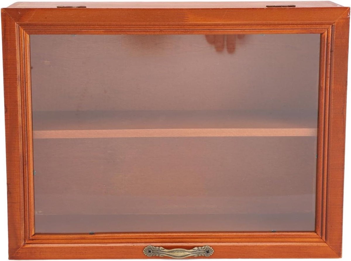 Houten Organizer - Houten Display - Bureau Opslag - Compact Ontwerp - 30x11x23cm - Houtkleur