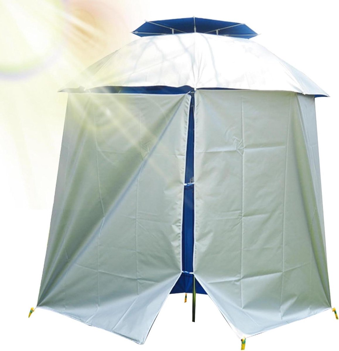 Draagbare parasol - Strandtent zonwering - Buitenactiviteiten beschermen - Waterdicht Oxford stof - 576 meter - Blauw