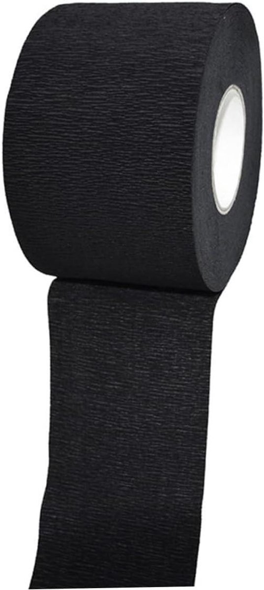 Nekstrips voor Kappers - Haarbanden Kappersbenodigdheden - Haarknippen - Elastisch en Zelfklevend - 5 Rollen - Zwart