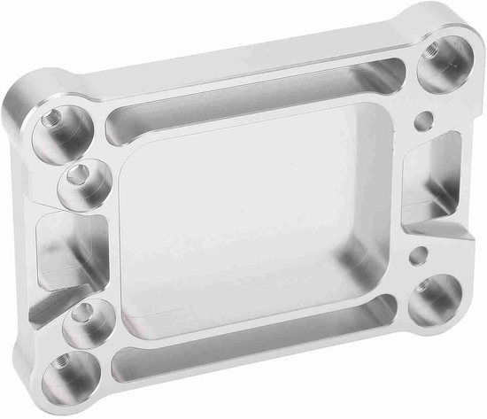 Shifter Basisplaat Kit Duurzaam Aluminium & Roestvrij Staal voor Integra RSX K20 K24 EG EK Zilver — afbeelding 5