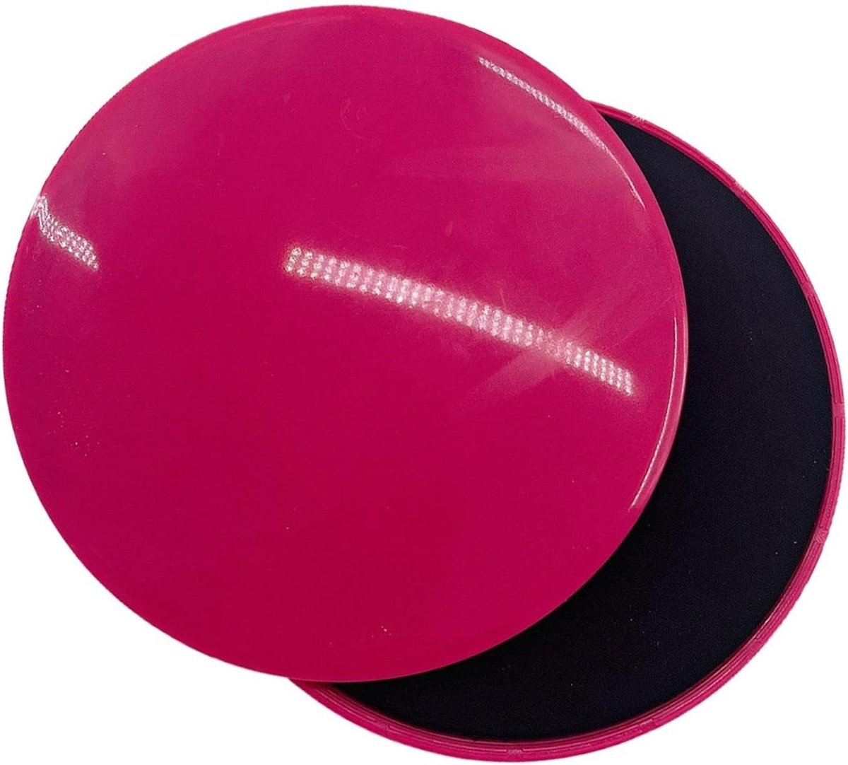 Core Sliders - Glijplaten Fitness - Core Training - Dubbelzijdig Bruikbaar - 17 cm Diameter - Roze