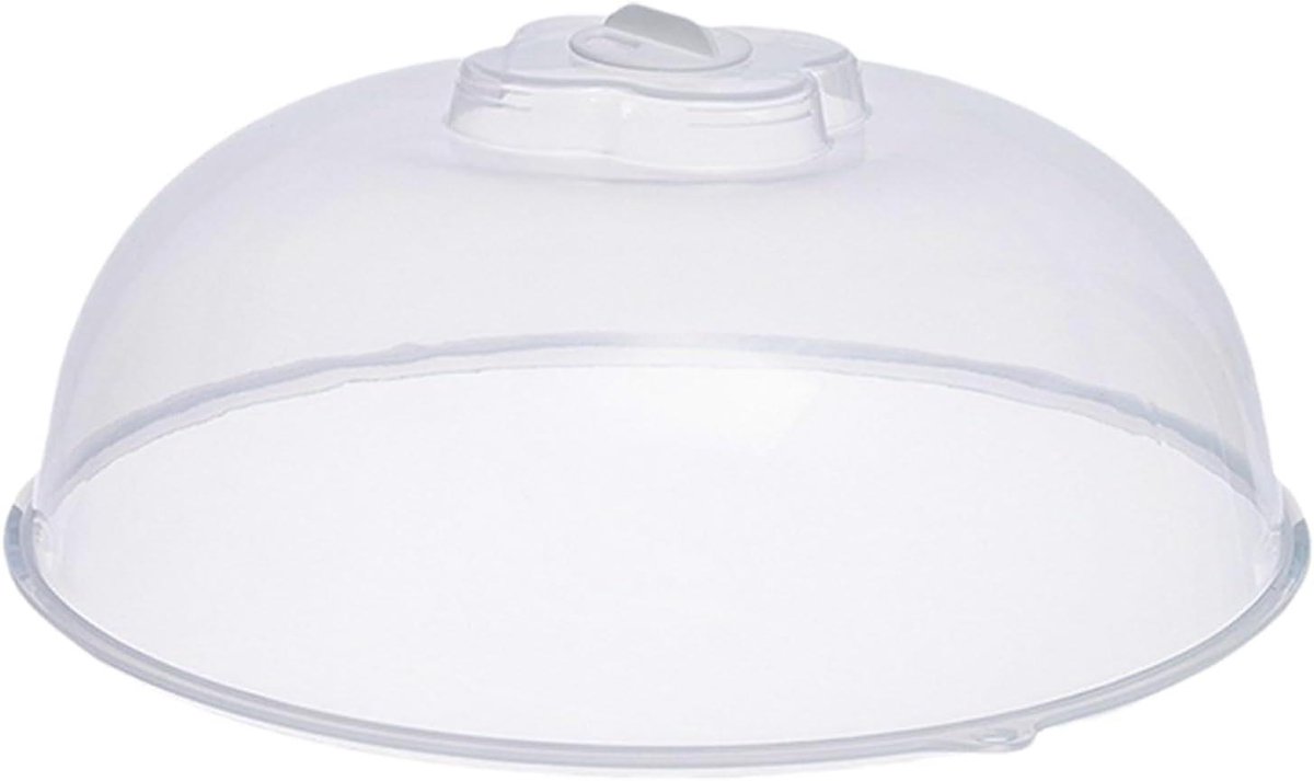 Magnetron Spatdeksel Keuken Accessoire Voedsel Opwarmen Verstelbare Stoomopening 22.3 x 22 cm Transparant