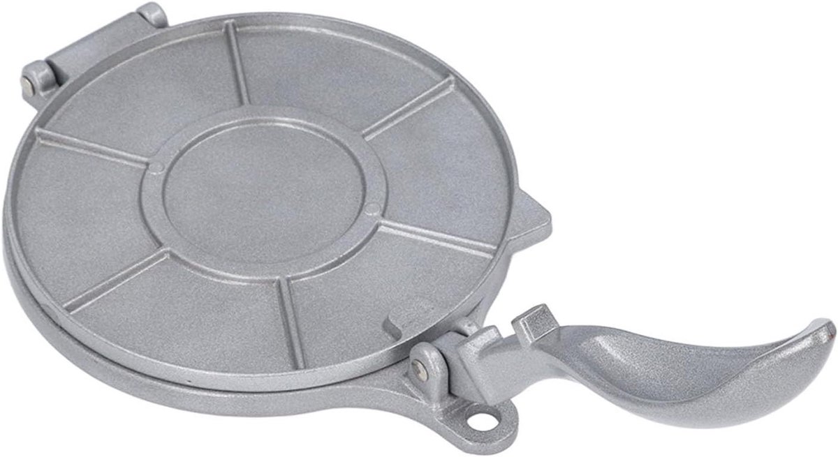 Tortilla Maker Deegpers Quesadilla Thuis Maaltijden Maken Aluminium Voedselveilig 24 x 21 x 9 cm Zilver