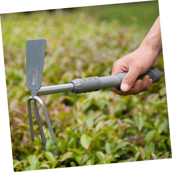 Tuin gereedschap set - Mini schep - Planten verpotten - Roestvrij aluminium - 44 x 9 cm - Zilver — afbeelding 2