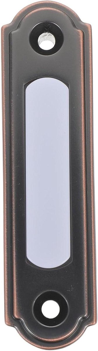 Bedrade Deurbelknop - Wandmontage Drukker - Toegangscontrole - Betrouwbaar Signaal - 7 x 1.9 cm - Bruin