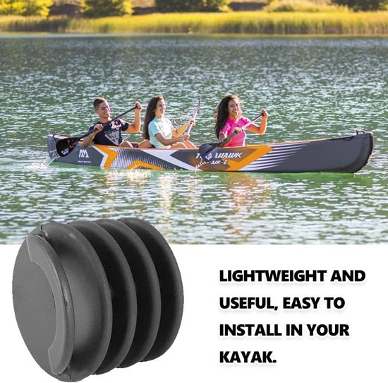 Kajak Scupper Stopper - Afvoergat Plug - Kajak Dicht Maken - Nylon Materiaal - 40mm - Zwart — afbeelding 3