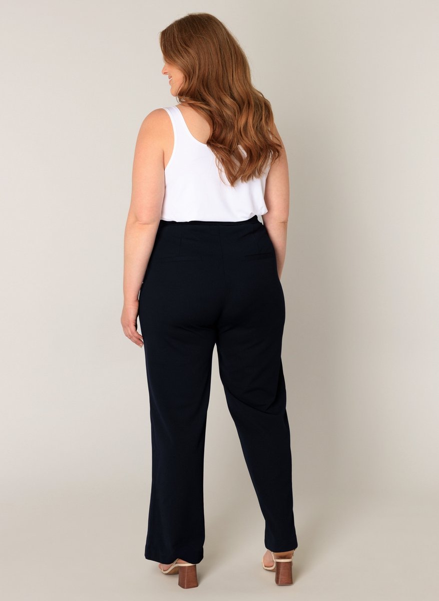 BASE LEVEL CURVY Arah Broek - Dark Blue - maat W2(50) / L32