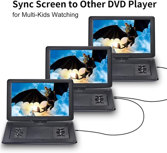 Auto-dvd-speler – Draagbare dvd-speler – Portable DVD Player - digitale speler — afbeelding 2